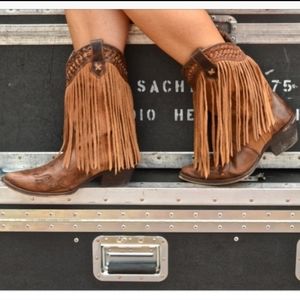 Dingo Heart Throb Fringed Cowgirl Boots